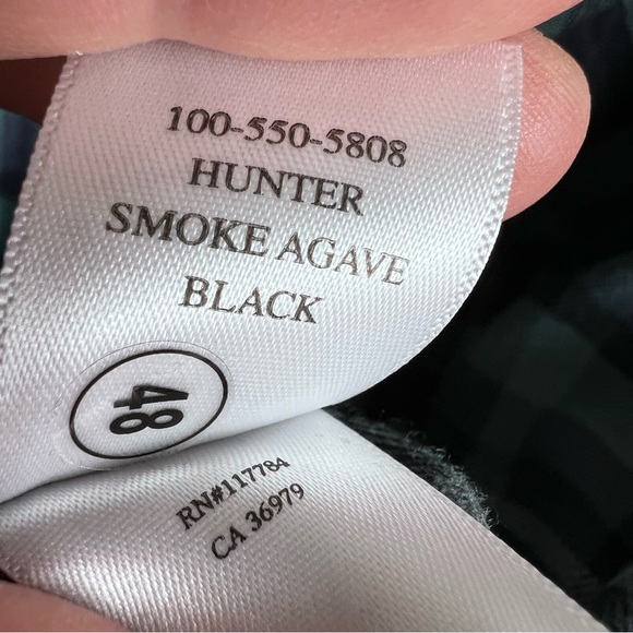 Rails Women’s Hunter Shirt In Smoke Agave Black Size M - Picture 13 of 15